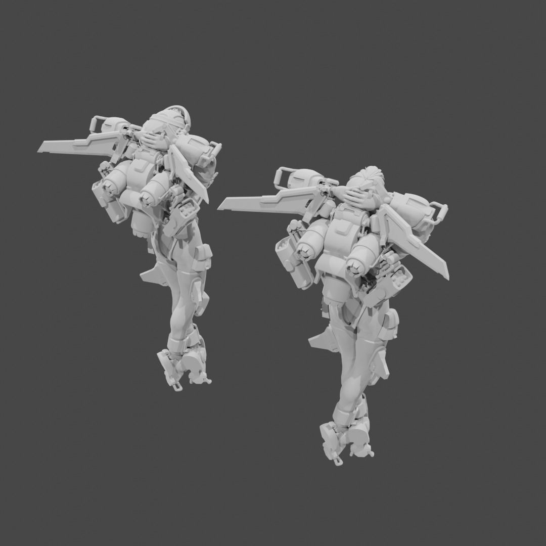 Wallpaper #xXfeJpMB-pgBXx60l6Mi274 Apex Legends Character 3D Print Obj Stl File Valkyrie 11 3D Model 3D