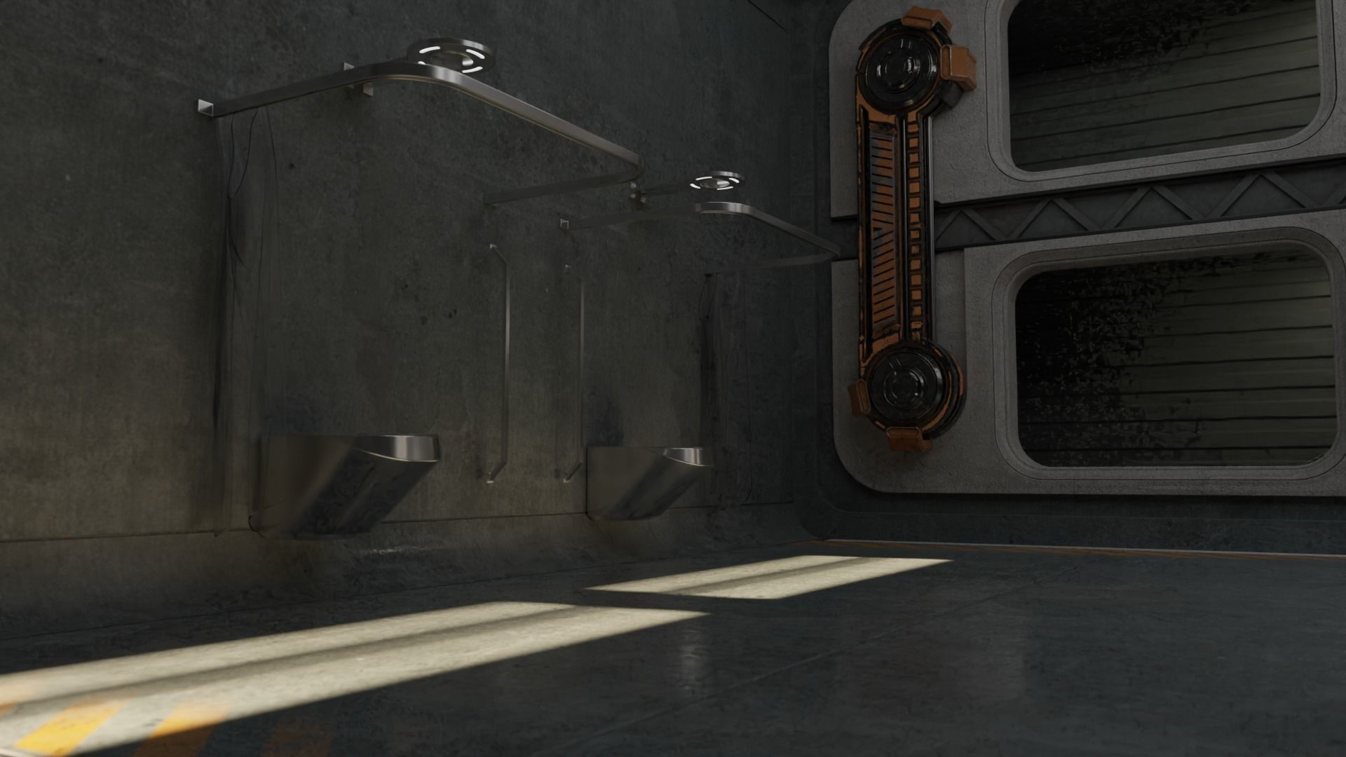 Wallpaper #O2e7CpMBSpphPi3-xtZm84 Cyberpunk Scene V9 the Prison 3D Model Cgtrader