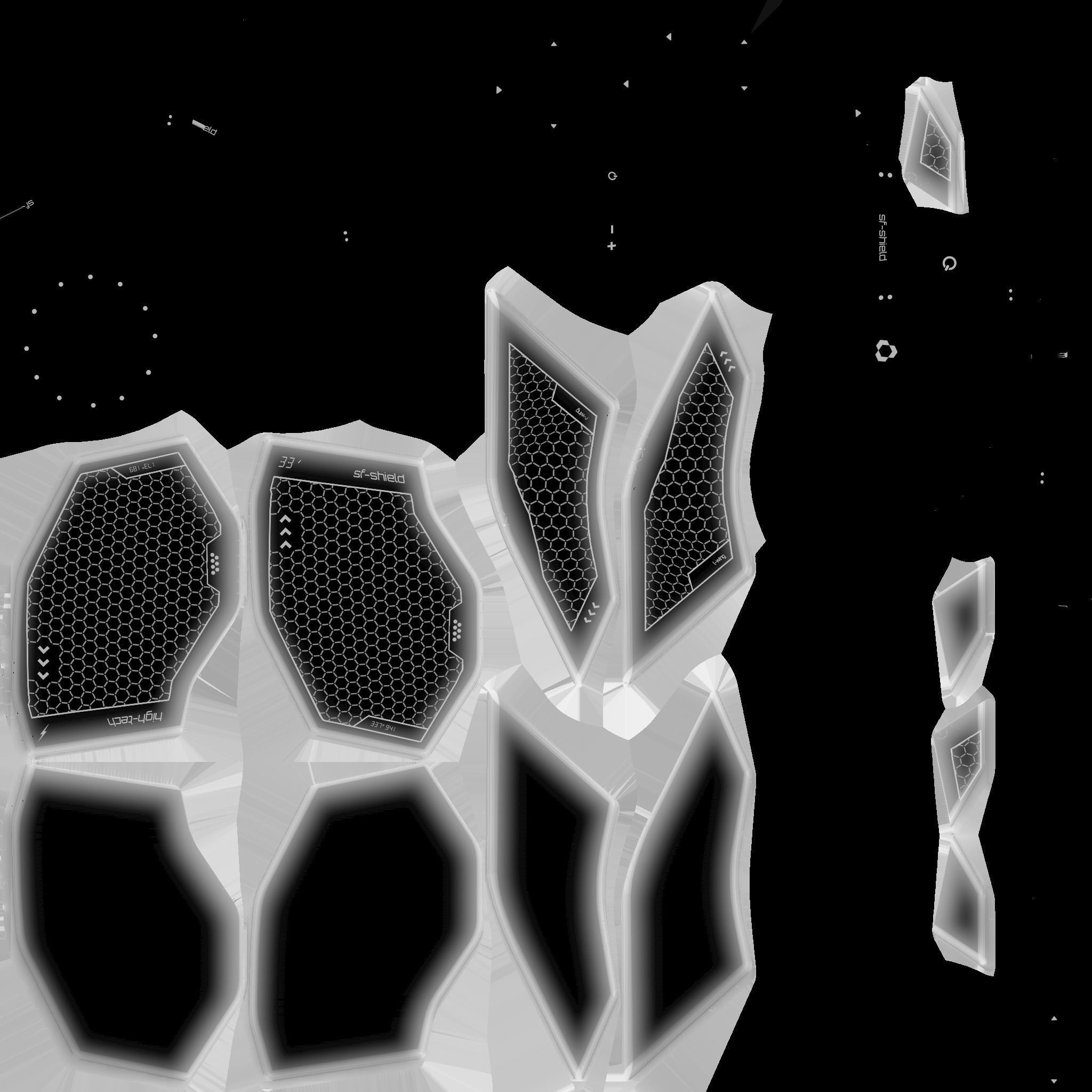 Wallpaper #sGf07JIBSpphPi3-g1XU248 3D Model Scifi Shield A06 Full White Sci Fi Weapon Design Vr Ar