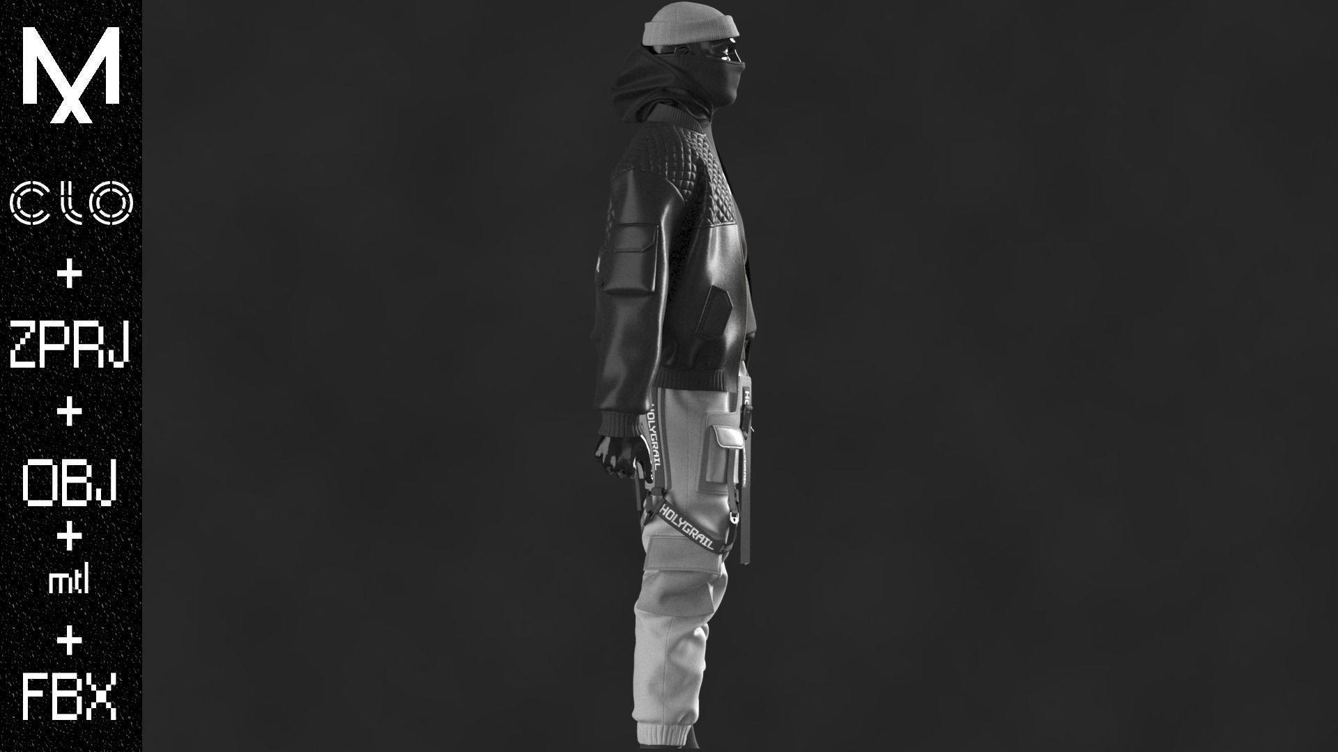 Wallpaper #ngM0ZpMBpyOg8YnEJtr-137 Cyberpunk Outfit Style Obj Mtl Fbx Zprj 3D Model Cgtrader