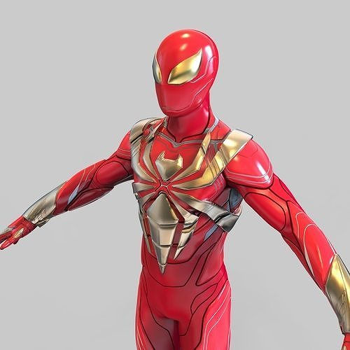 Wallpaper #Ibgg3JIBJvJKYCmEBPqR40 Iron Spider Full Body Wearable Armor Spider Man PS4 3D Model 3D