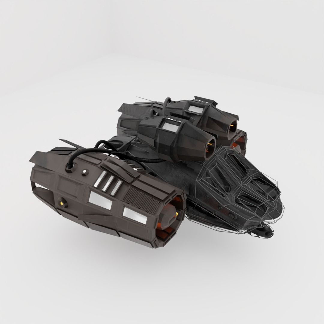 Wallpaper #h2jeIZMBSpphPi3-BDEJ37 Desert Spaceship Sci Fi Vehicle Free 3D Model Cgtrader