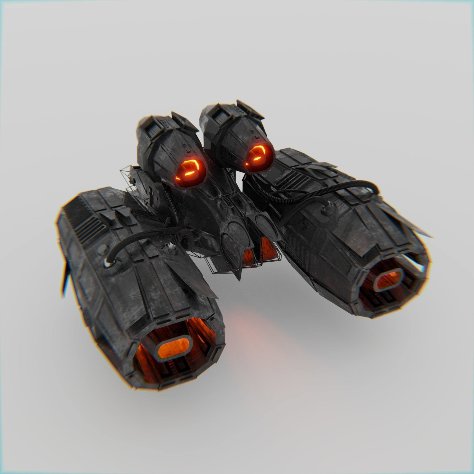 Wallpaper #h2jeIZMBSpphPi3-BDEJ14 Desert Spaceship Sci Fi Vehicle Free 3D Model Cgtrader