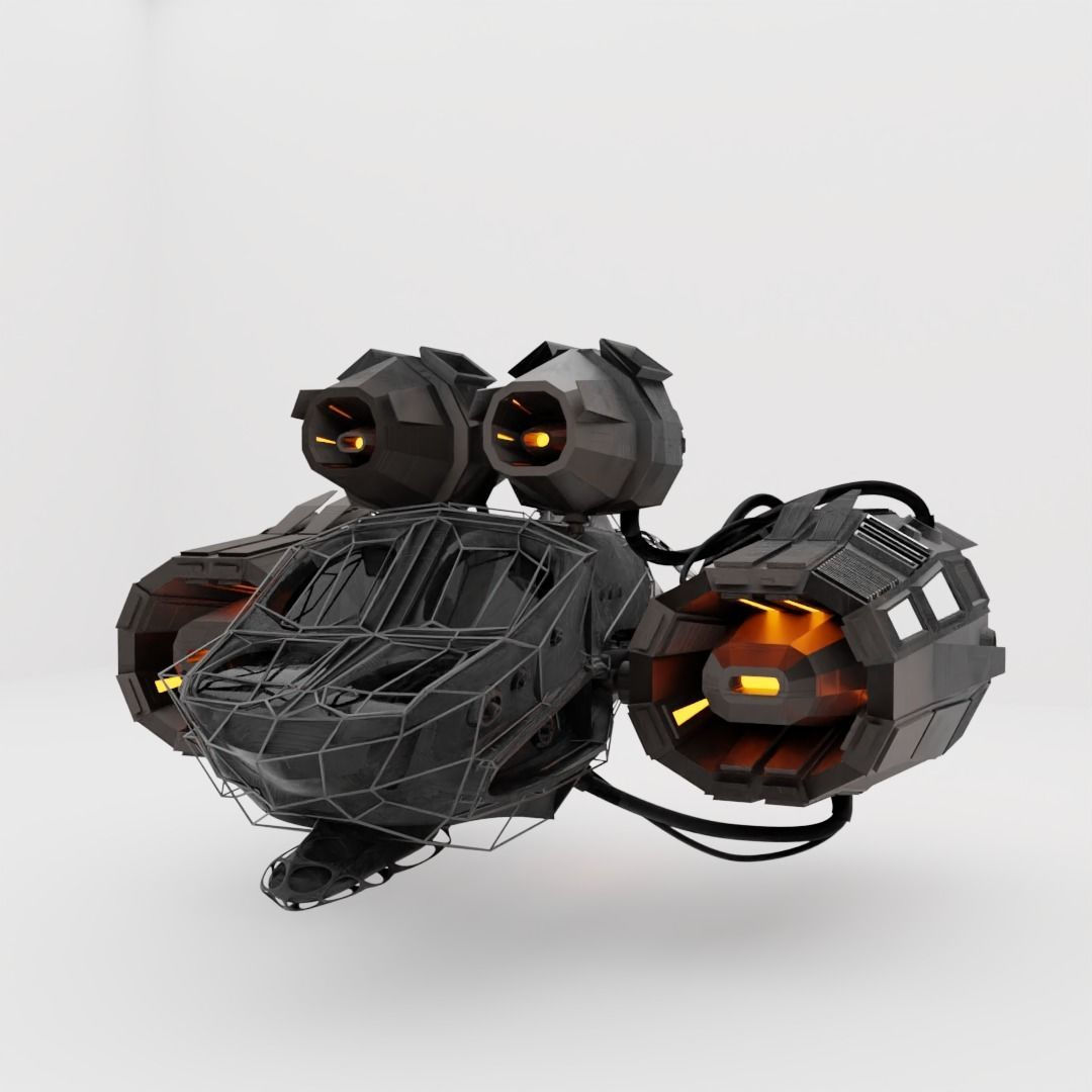 Wallpaper #h2jeIZMBSpphPi3-BDEJ23 Desert Spaceship Sci Fi Vehicle Free 3D Model Cgtrader