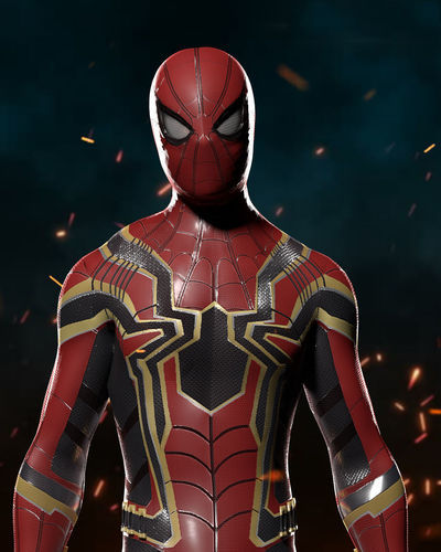 Wallpaper #33a76 Homecomings Iron Spider Suit Revealed Screen Rant