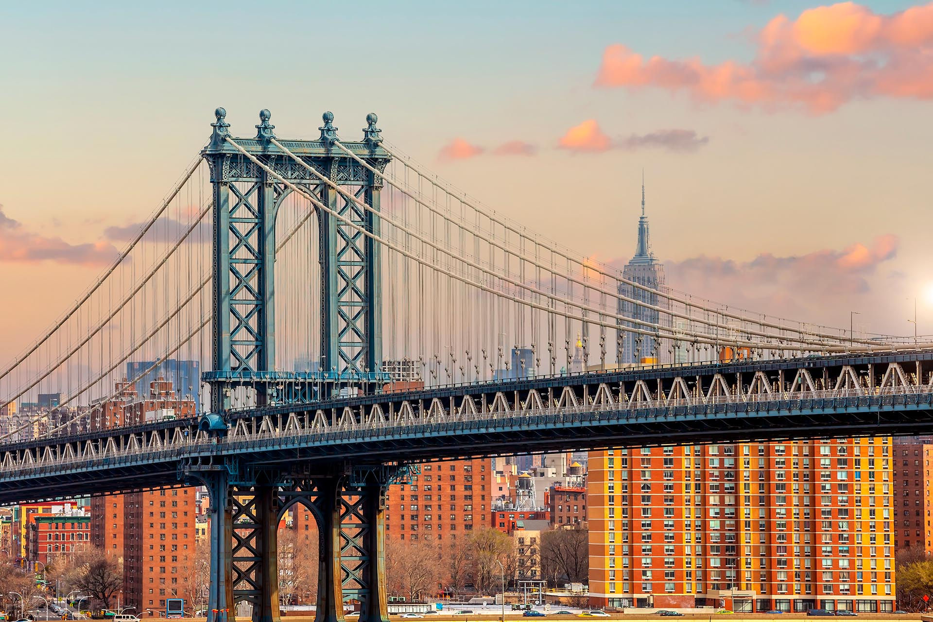 Wallpaper #66e34 Brooklyn Bridge in New York the Iconic Crossing Between Manhattan and