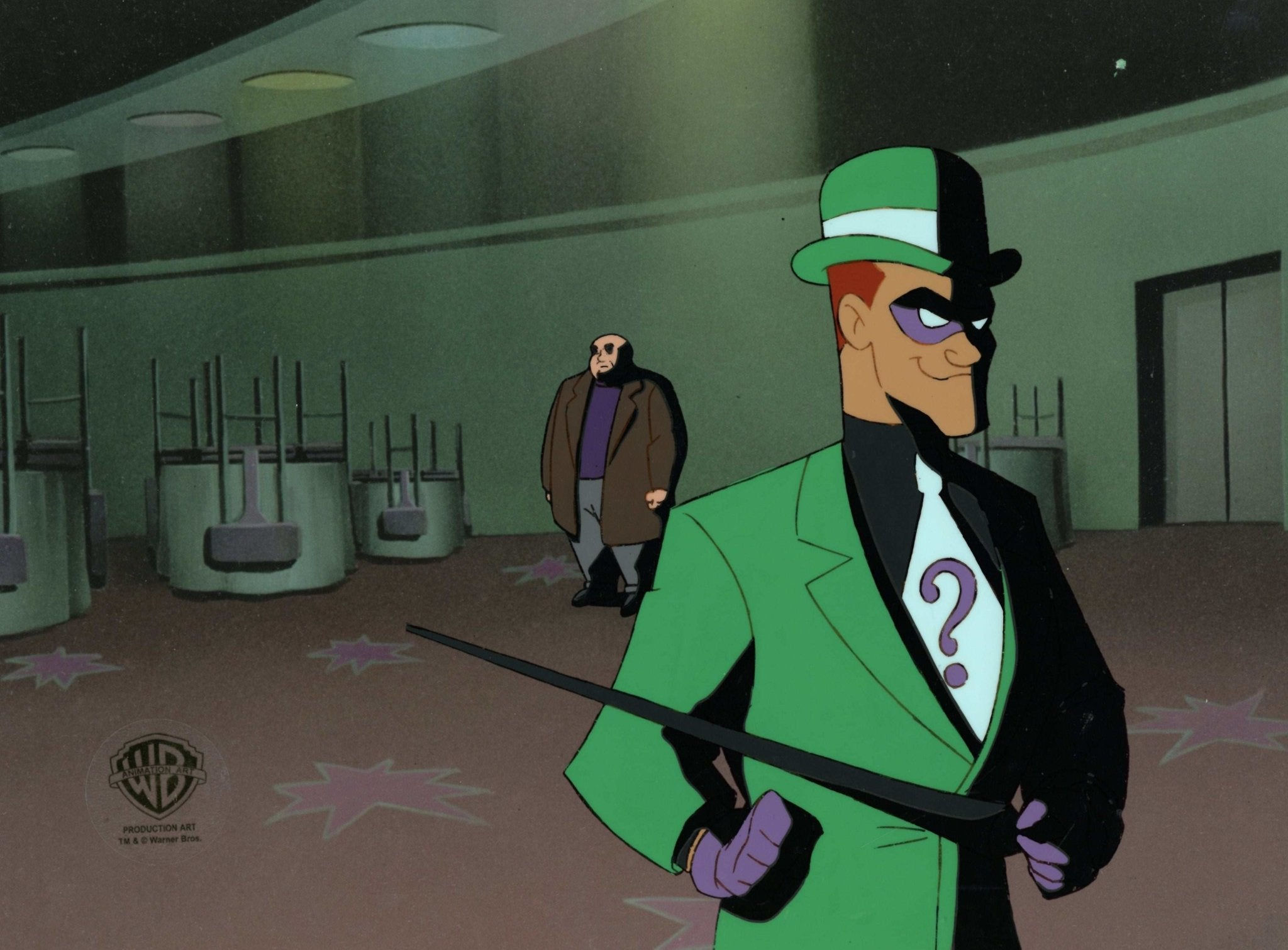 Wallpaper #Cf_SapMB3lSXT3zUreez290 Batman the Animated Series Original Production Cel Riddler Choice