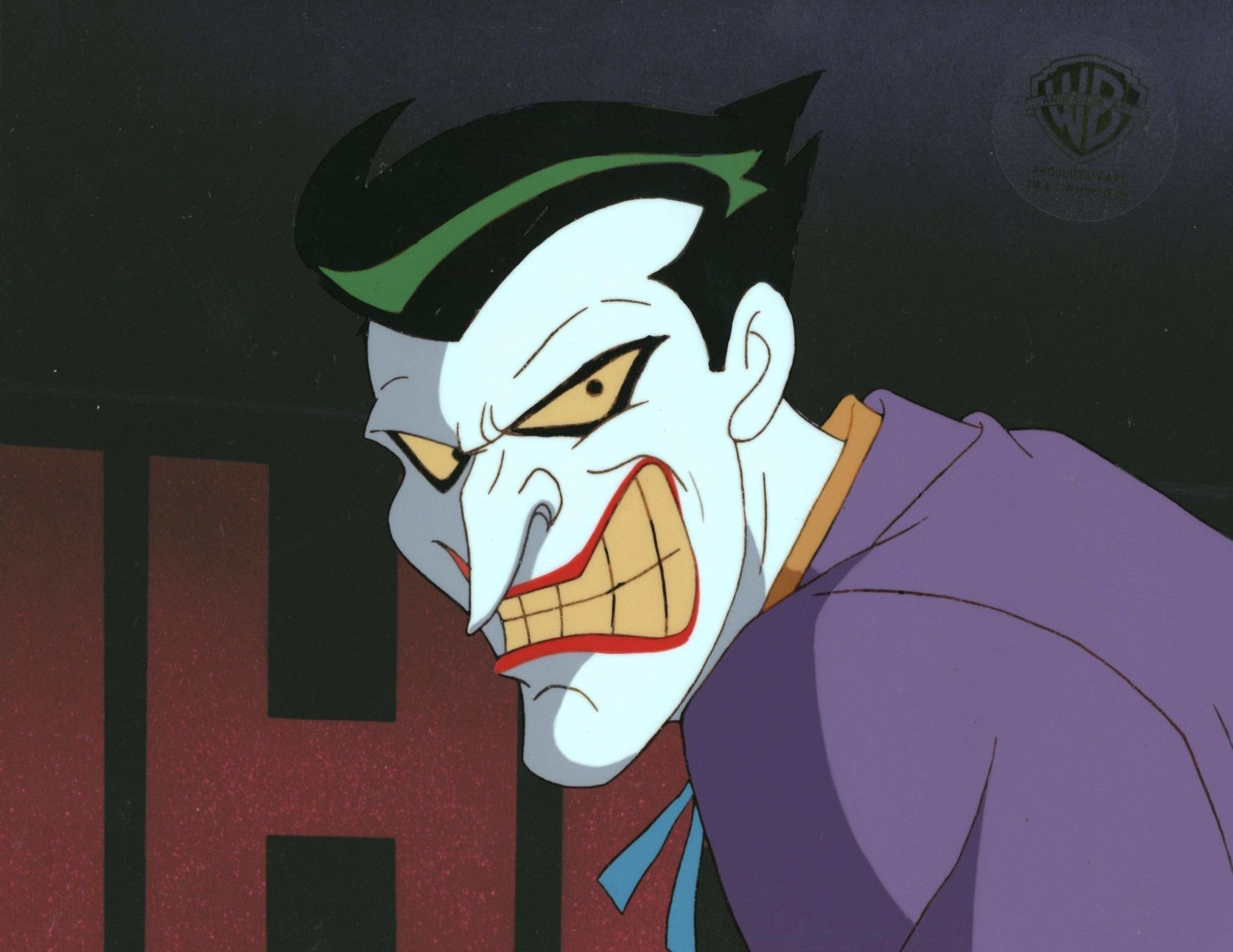 Wallpaper #6kC1MZMBJhL2WPba5Mde28 Batman the Animated Series Original Production Cel Joker Choice Fine Art