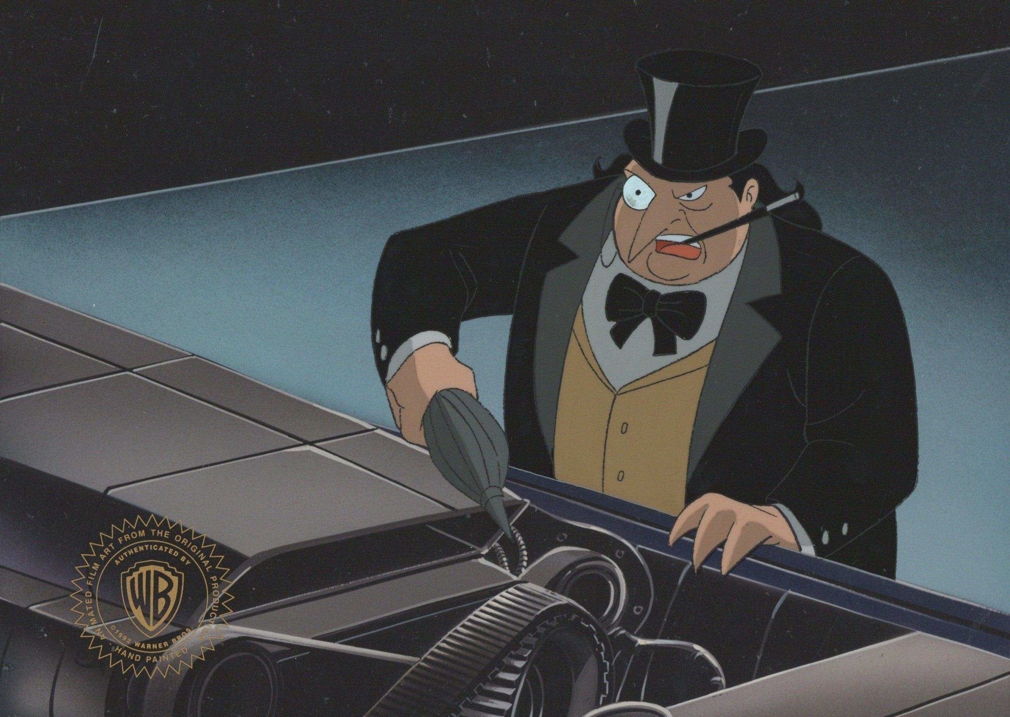 Wallpaper #IWf_EpMBSpphPi3-uv6w23 Batman the Animated Series Original Production Cel Penguin Choice