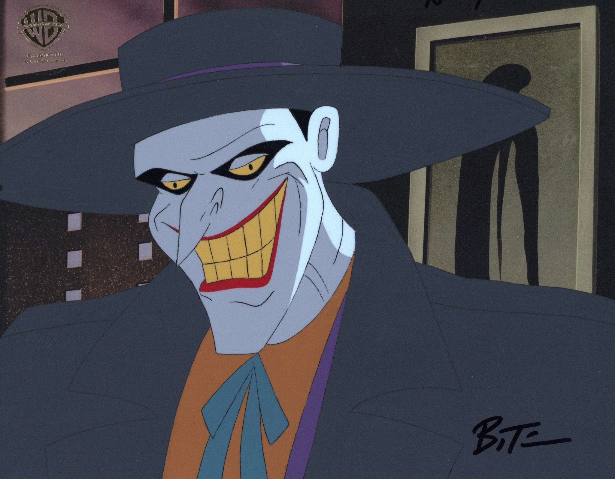 Wallpaper #Of_ra5MB3lSXT3zUwOml33 Batman the Animated Series Original Production Cel Signed by Bruce Tim
