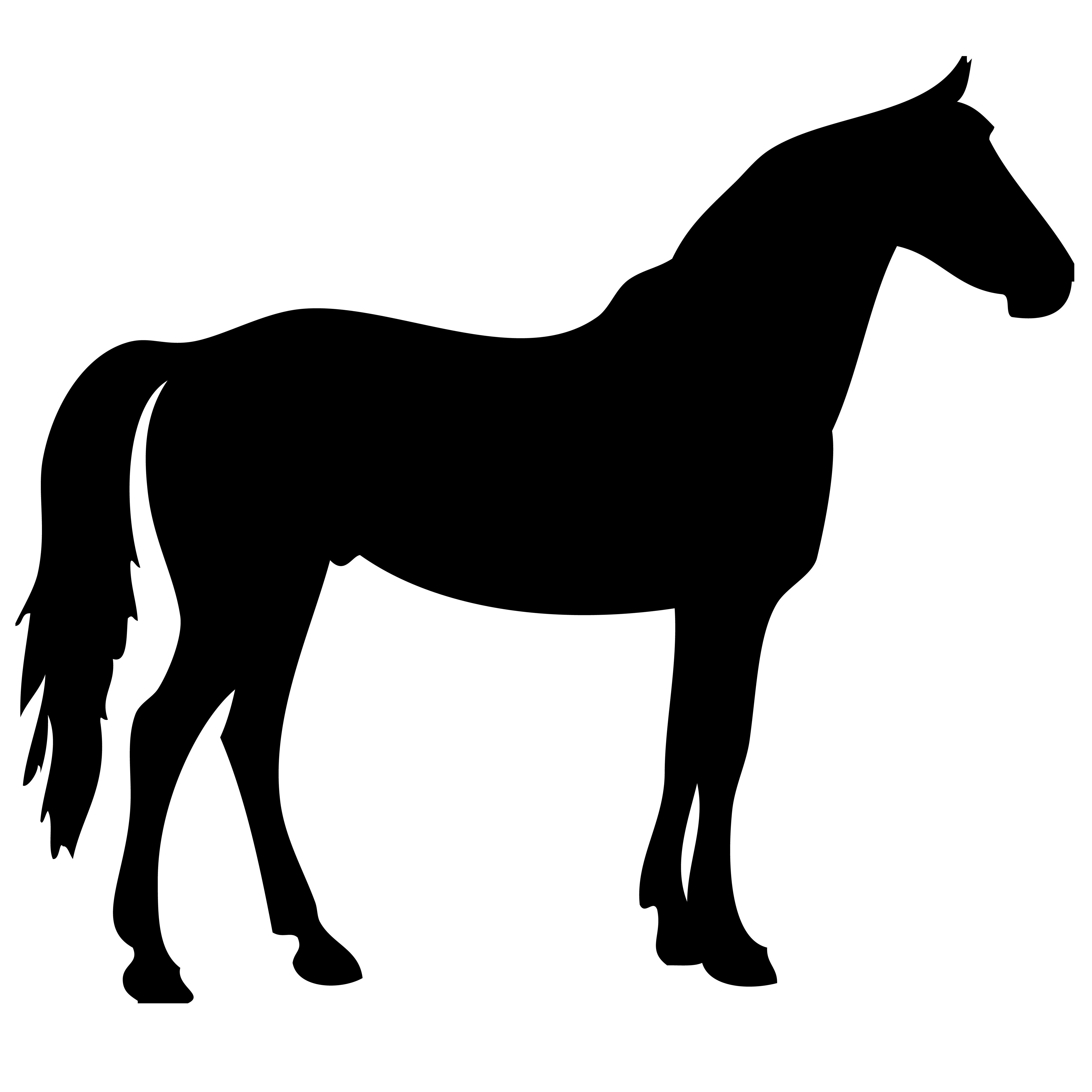 Wallpaper #8a32a Horse Head Silhouette Free Vector Silhouettes