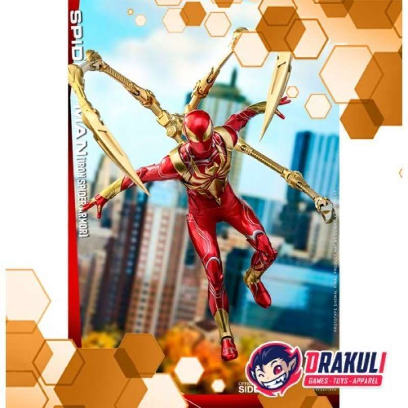 Wallpaper #Ibgg3JIBJvJKYCmEBPqR257 Jual Hot Toys 16th Scale Marvel Spider Man Iron Spider Armor Bib Di