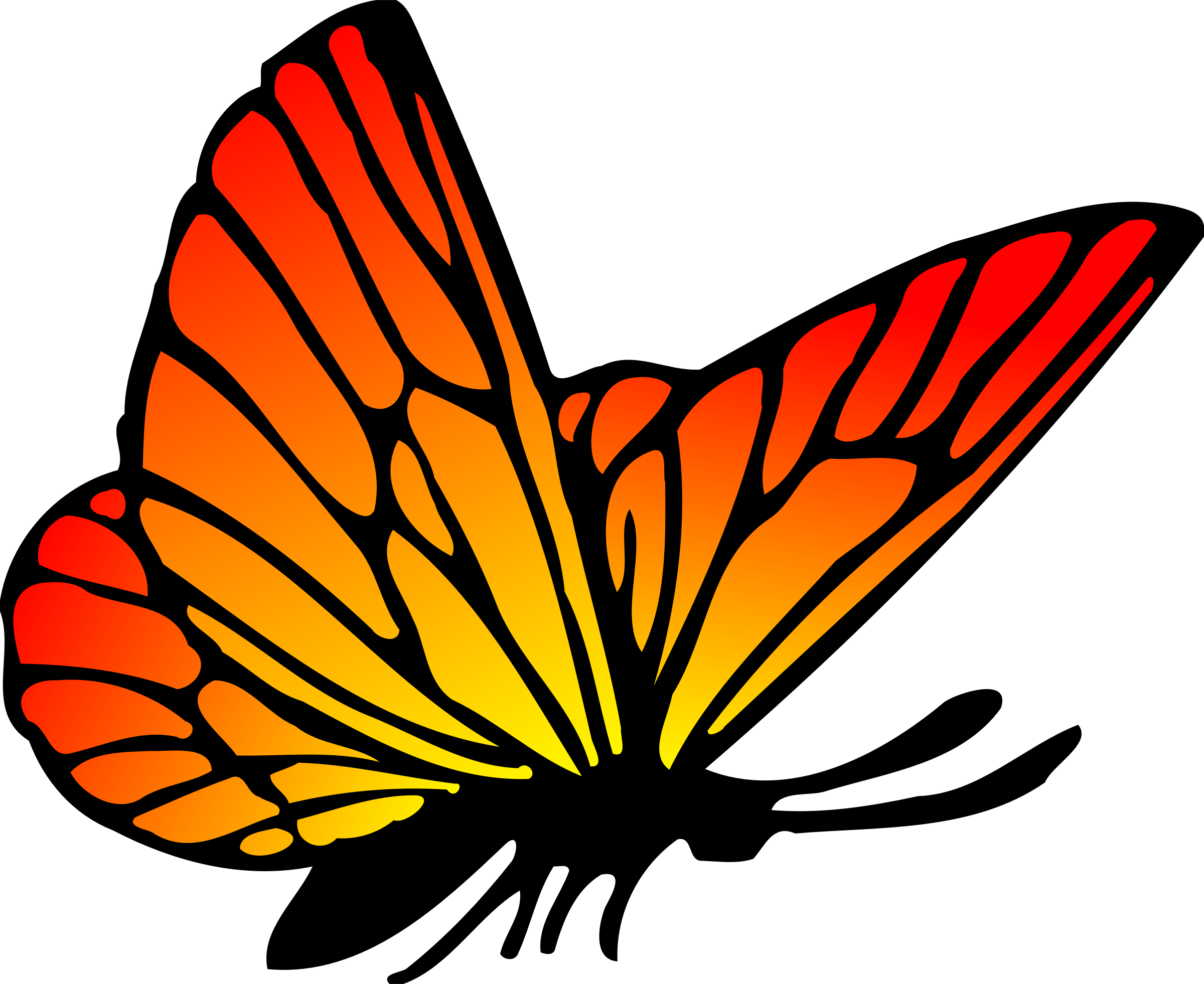 Wallpaper #eJyi4ZIBZHQxiYar67ym14 Red Orange Butterfly Vector Clipart Image Free Stock Photo Public