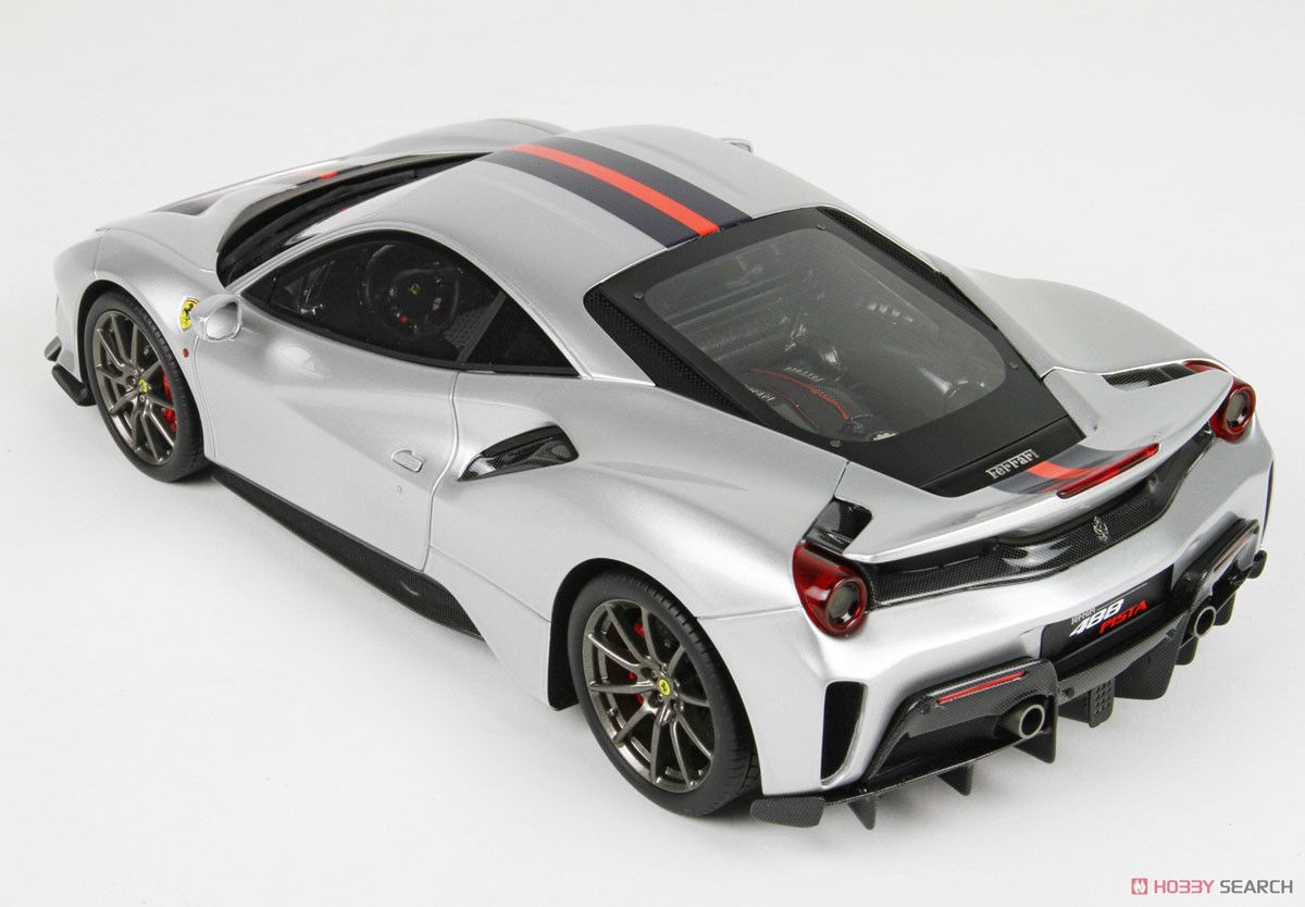 Wallpaper #xnP3hY4BFI5NbQksIB5m50 Ferrari 488 Pista Silver Nurburgring with Case Diecast Car Item