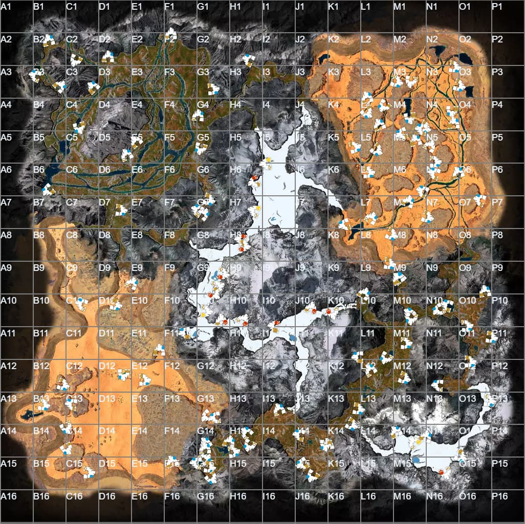 Wallpaper #PDM5M5MBcgDP3FvJOKpL12 Icarus Cave Locations Map