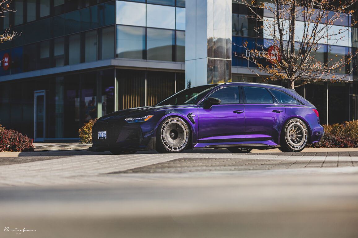 Wallpaper #s-_NTJMBMN-XEVvV_T4S7 Purple Audi Rs6 Avant Brixton Forged