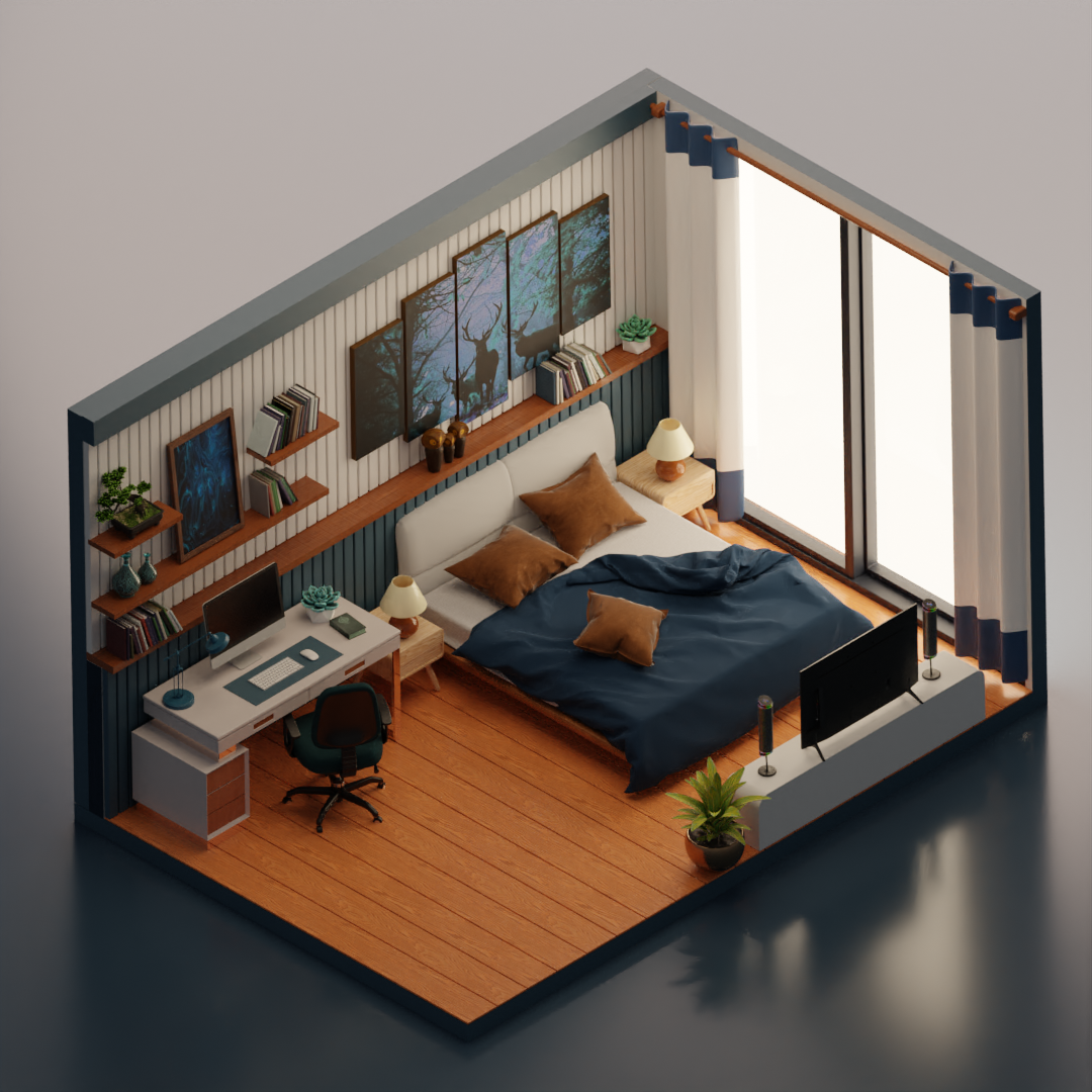Wallpaper #MWcjC5MBSpphPi3-X9jd194 The Animated Rooms Official Collection Opensea