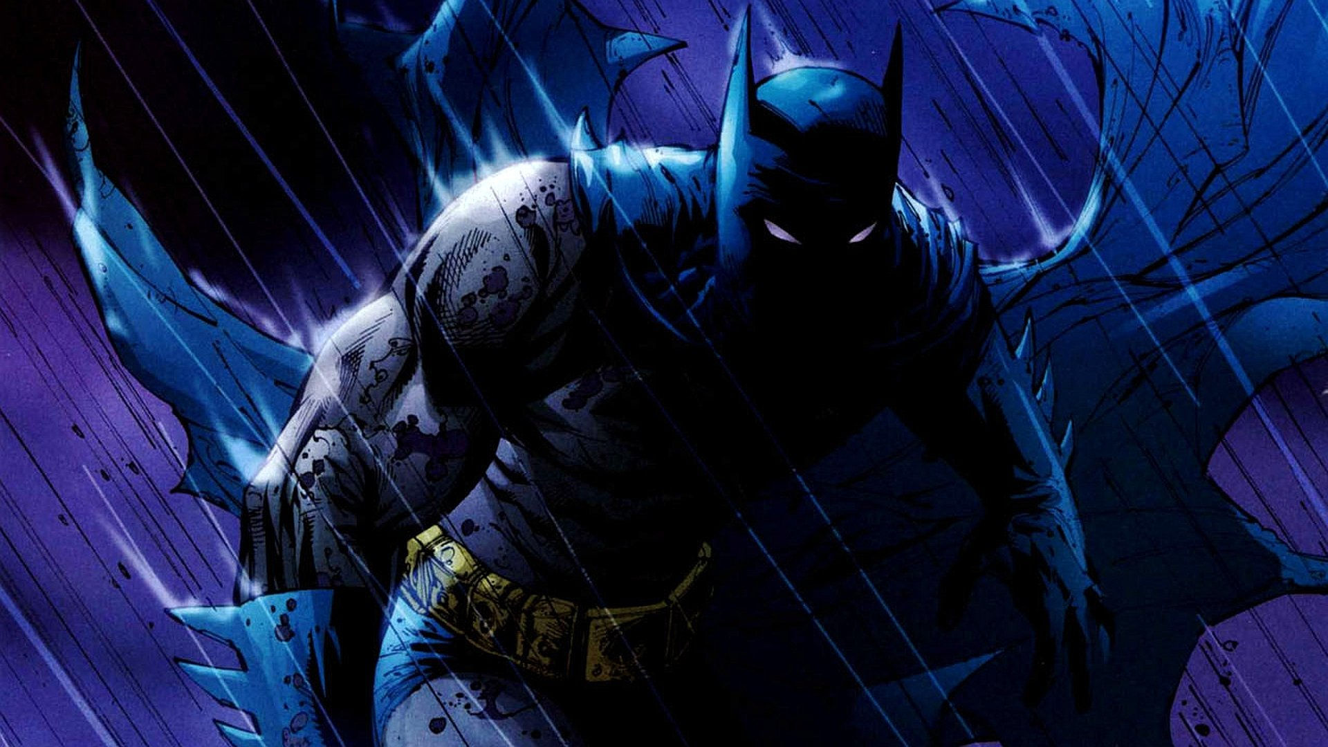 Wallpaper #OkVCjI4B7YBJg1BVj5wi24 Batman Standing in the Rain