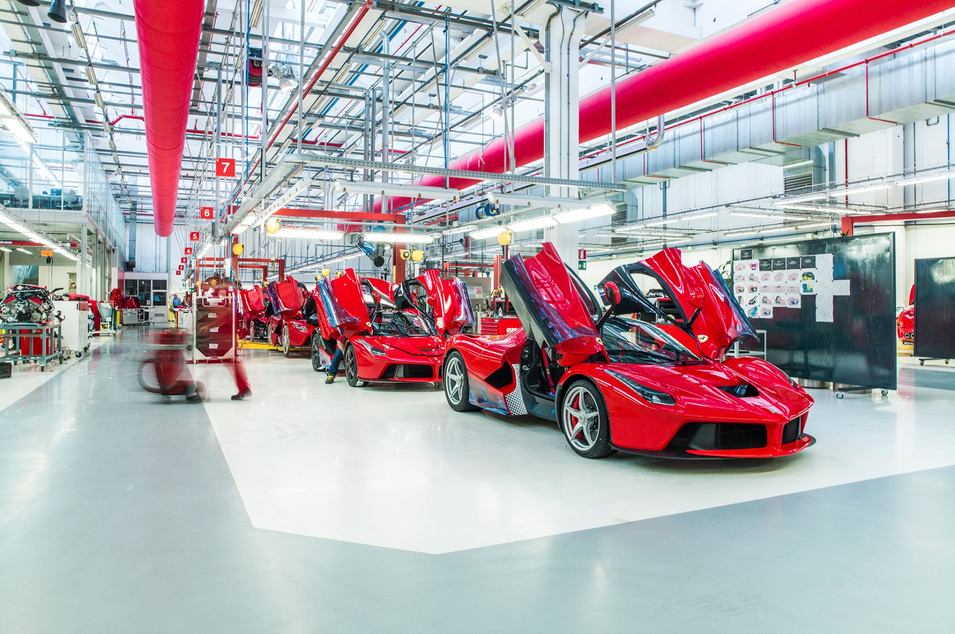 Wallpaper #KBmUKY8BtGB6xQ78Honp10 Ferrari Laferrari Factory Assembly Line by Mark Bramley