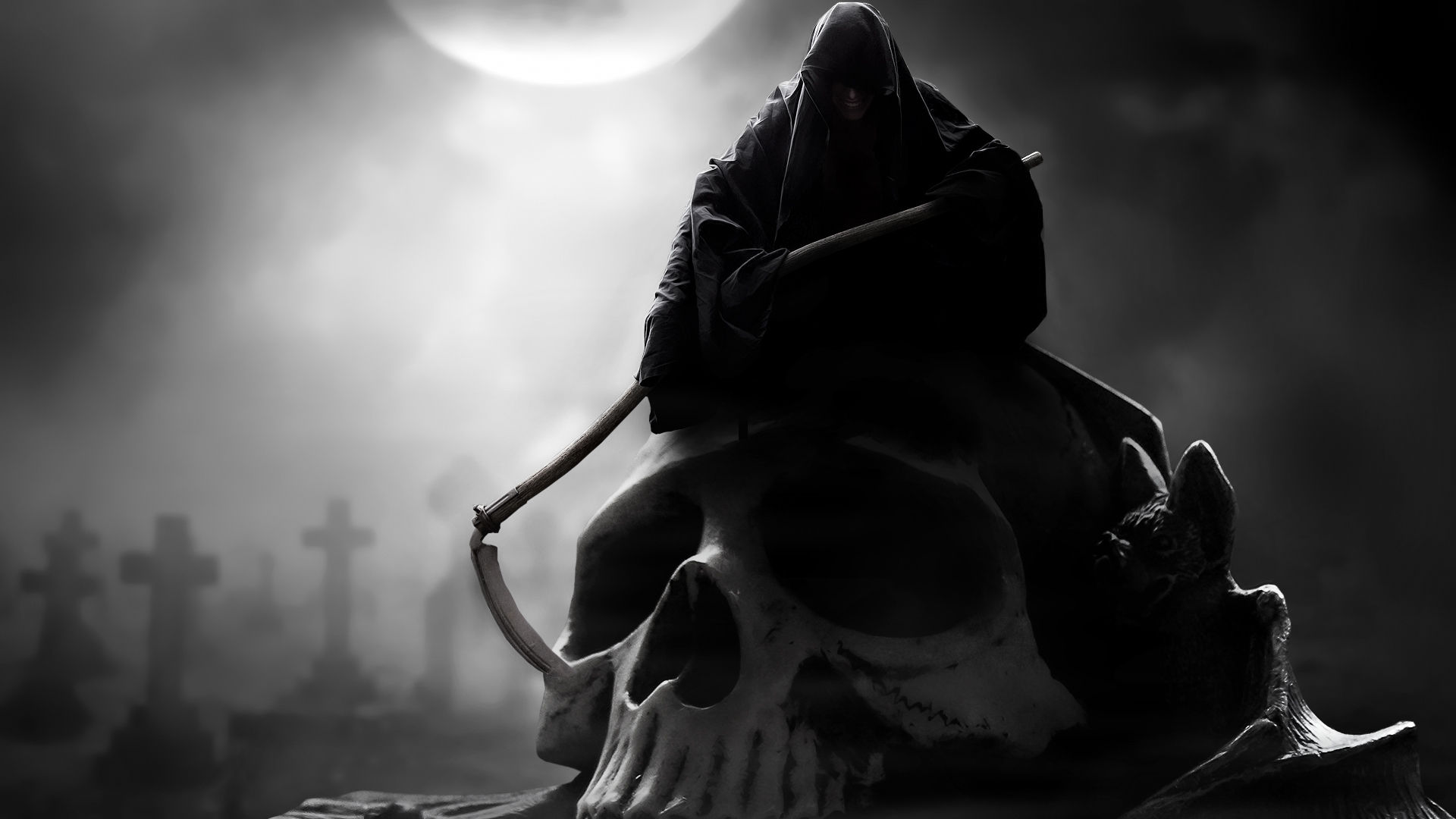 Wallpaper #lmfsDJMBSpphPi3-COFE396 Download Dark Grim Reaper HD Wallpaper