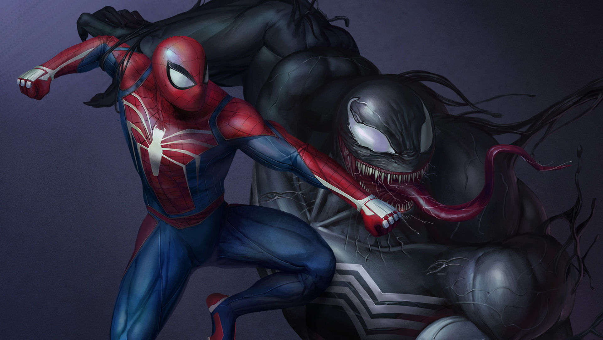 Wallpaper #1RlSE48BtGB6xQ78xWWP48 Spider Man vs Venom