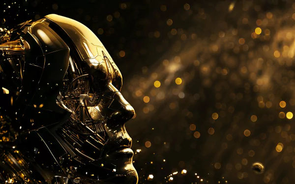 Wallpaper #yJyF4pIBZHQxiYarucCZ284 Sci Fi Majesty 4K Ultra HD Wallpaper of a Golden Royalty by Phaethon