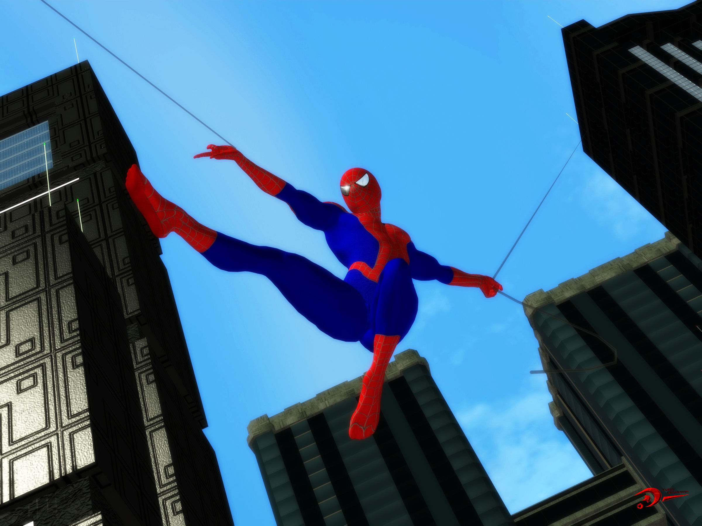 Wallpaper #bttkMpMB3oUMxGFS_z3598 Spiderman Web Swingin by Spydraxis