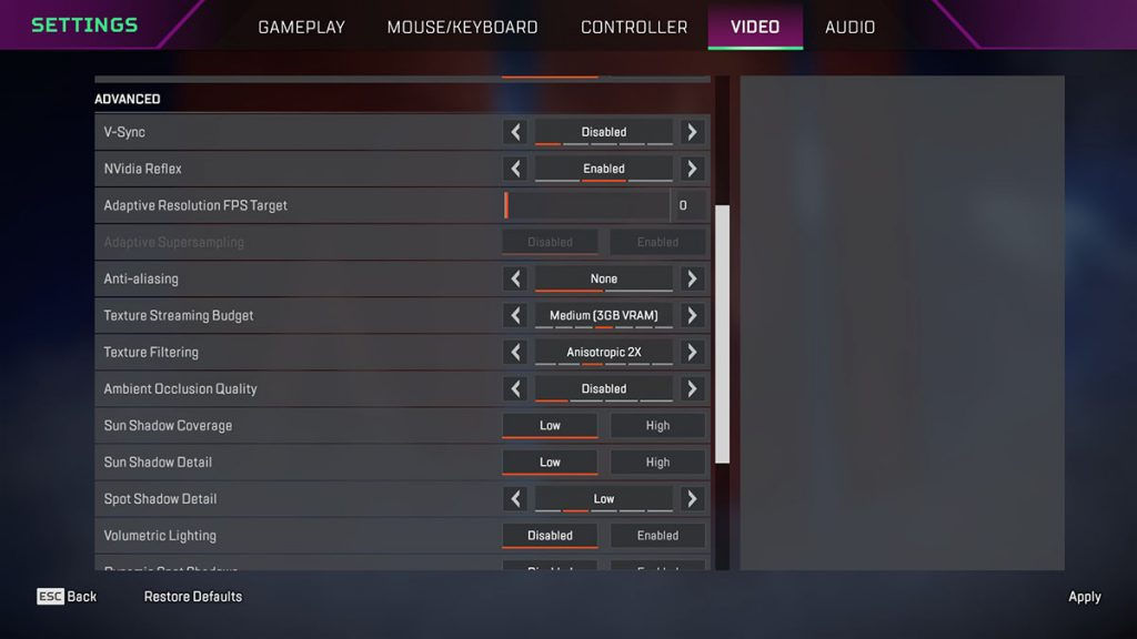 Wallpaper #DLgY2pIBJvJKYCmE0vDh298 Best PC Settings in Apex Legends for High Graphics Performance