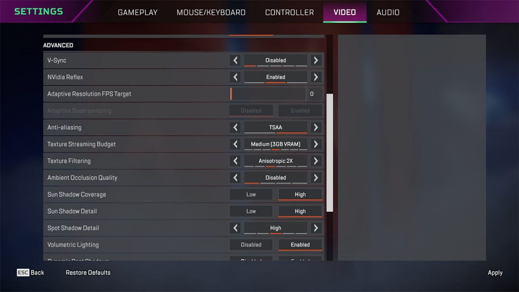 Wallpaper #DLgY2pIBJvJKYCmE0vDh275 Best PC Settings in Apex Legends for High Graphics Performance
