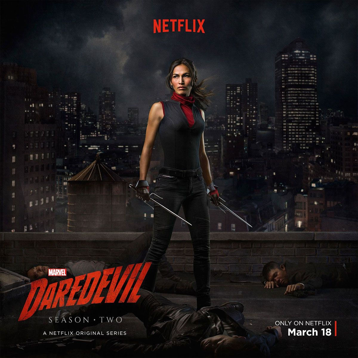 Wallpaper #ozGqNZMB5zzyi_yY9VfV25 Daredevil Season 2 Elektra Poster Reveals Character in Costume Collider