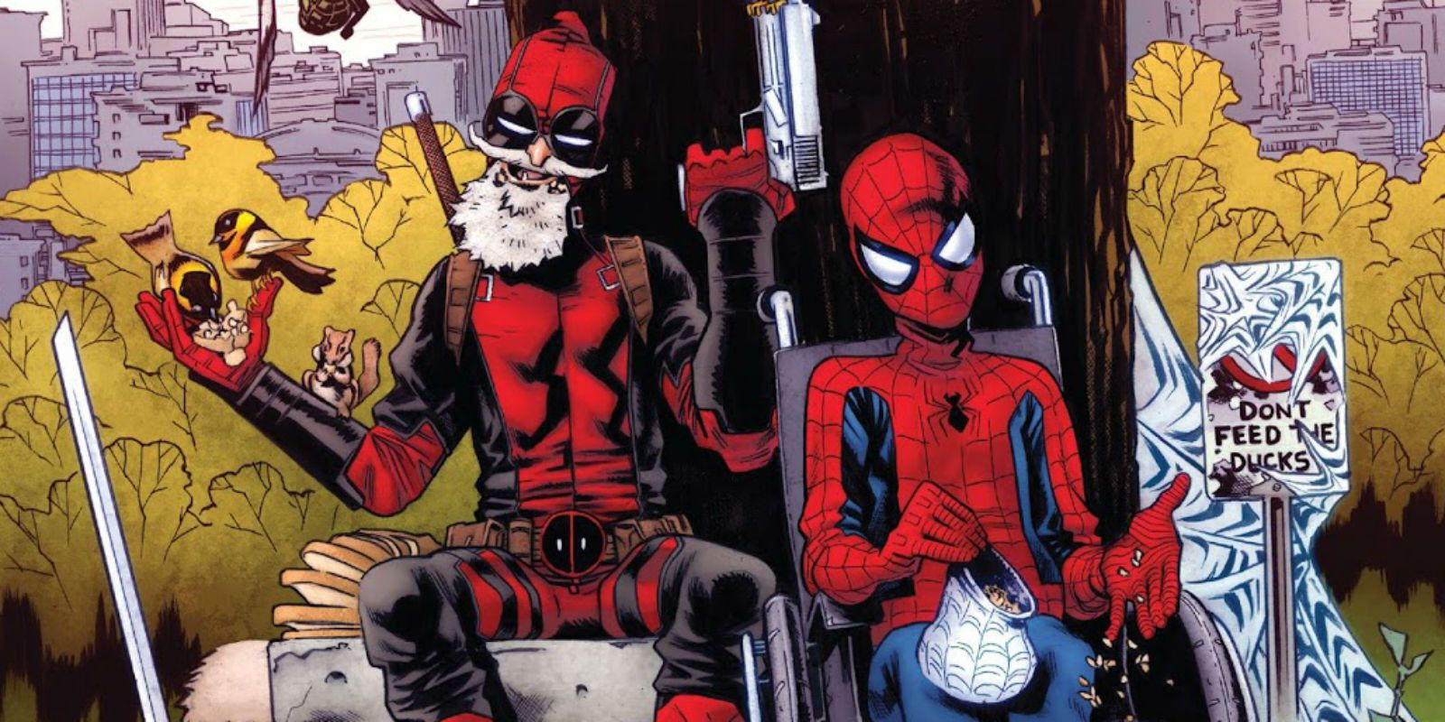 Wallpaper #3GhyHJMBSpphPi3-MCIA26 How Old Deadpool Spider Man Teamed Up in the Comics