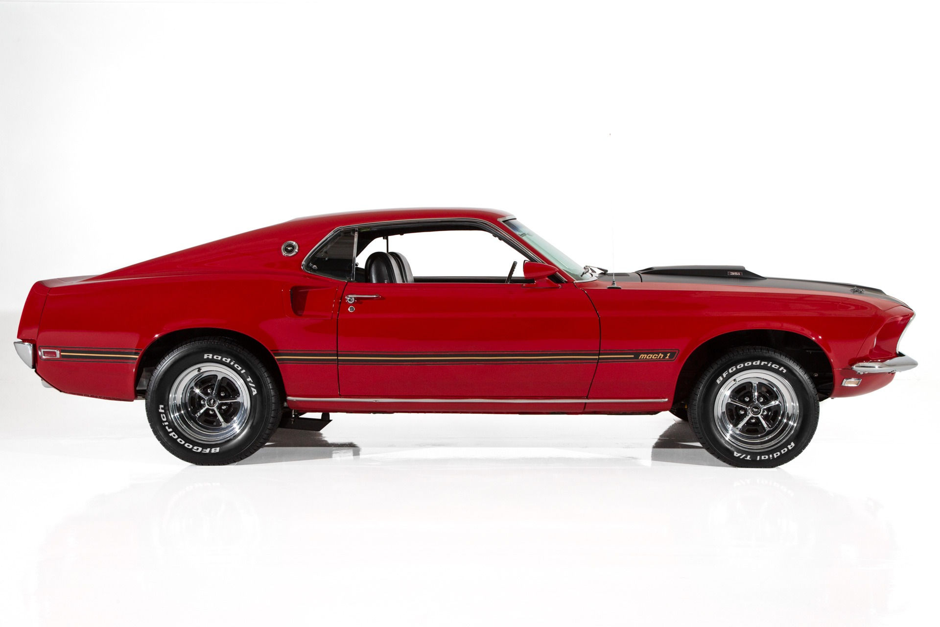 Wallpaper #X2hEJJMBSpphPi3-0zjQ30 1969 Ford Mustang Mach 1 Redblack 351 4 Speed
