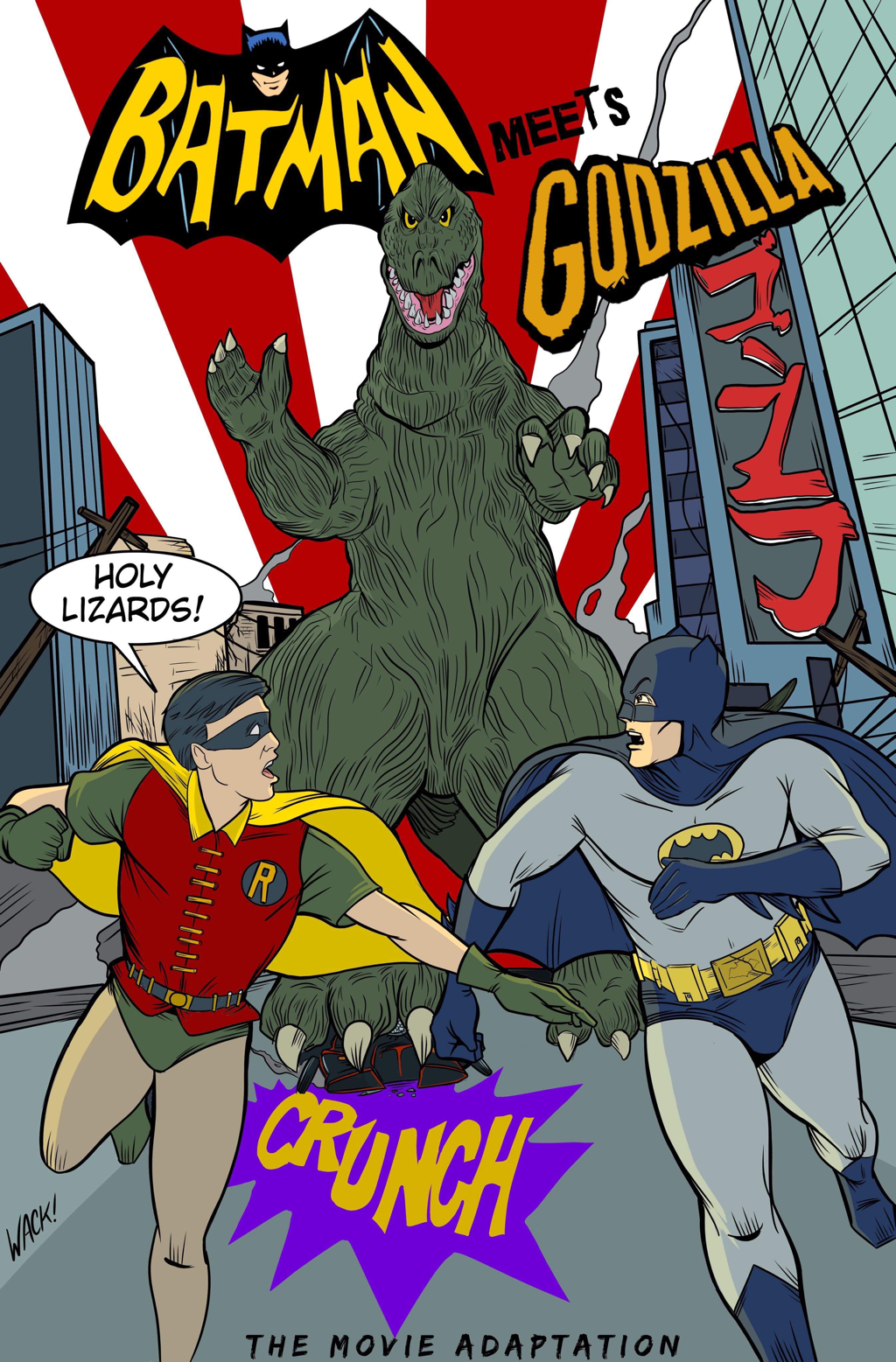Wallpaper #egAO7I4BSdW8dNoushOn9 Batmanmeetsgodzillacom Batman Meets Godzilla