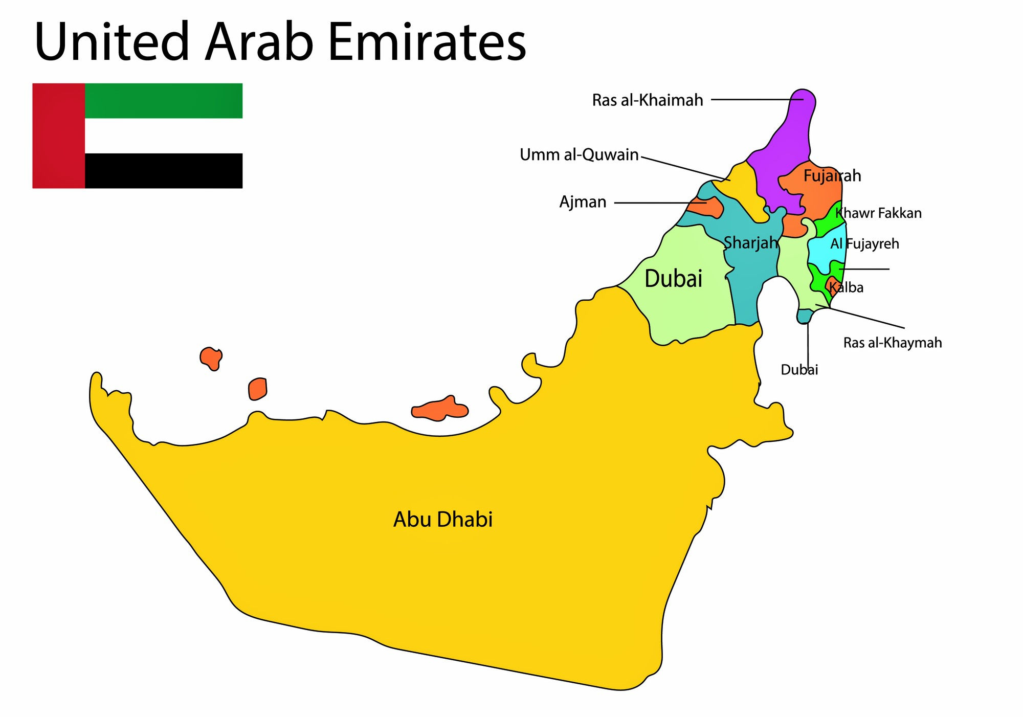 Wallpaper #zdsvYJcBzF5tfotJT-SN42 United Arab Emirates Map of Regions and Provinces Orangesmilecom