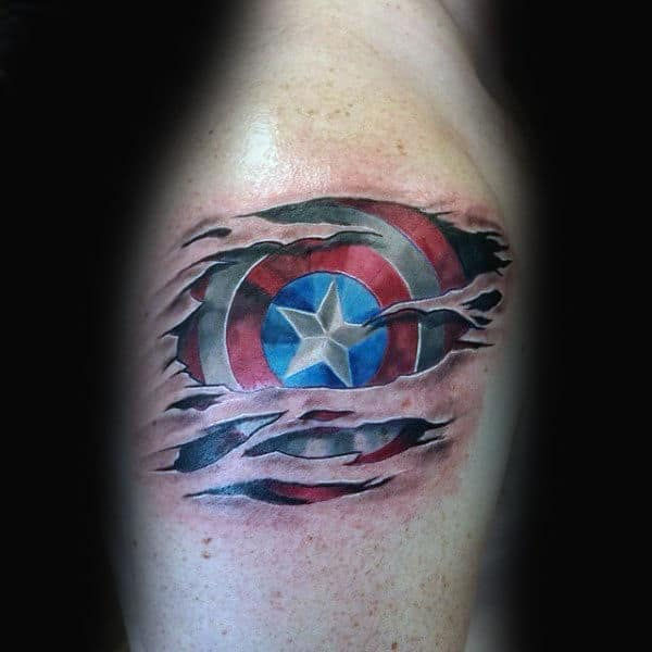 Wallpaper #P5zO4JIBZHQxiYarB7hG118 Collection 90 Wallpaper Captain America Shield Tattoos Stunning