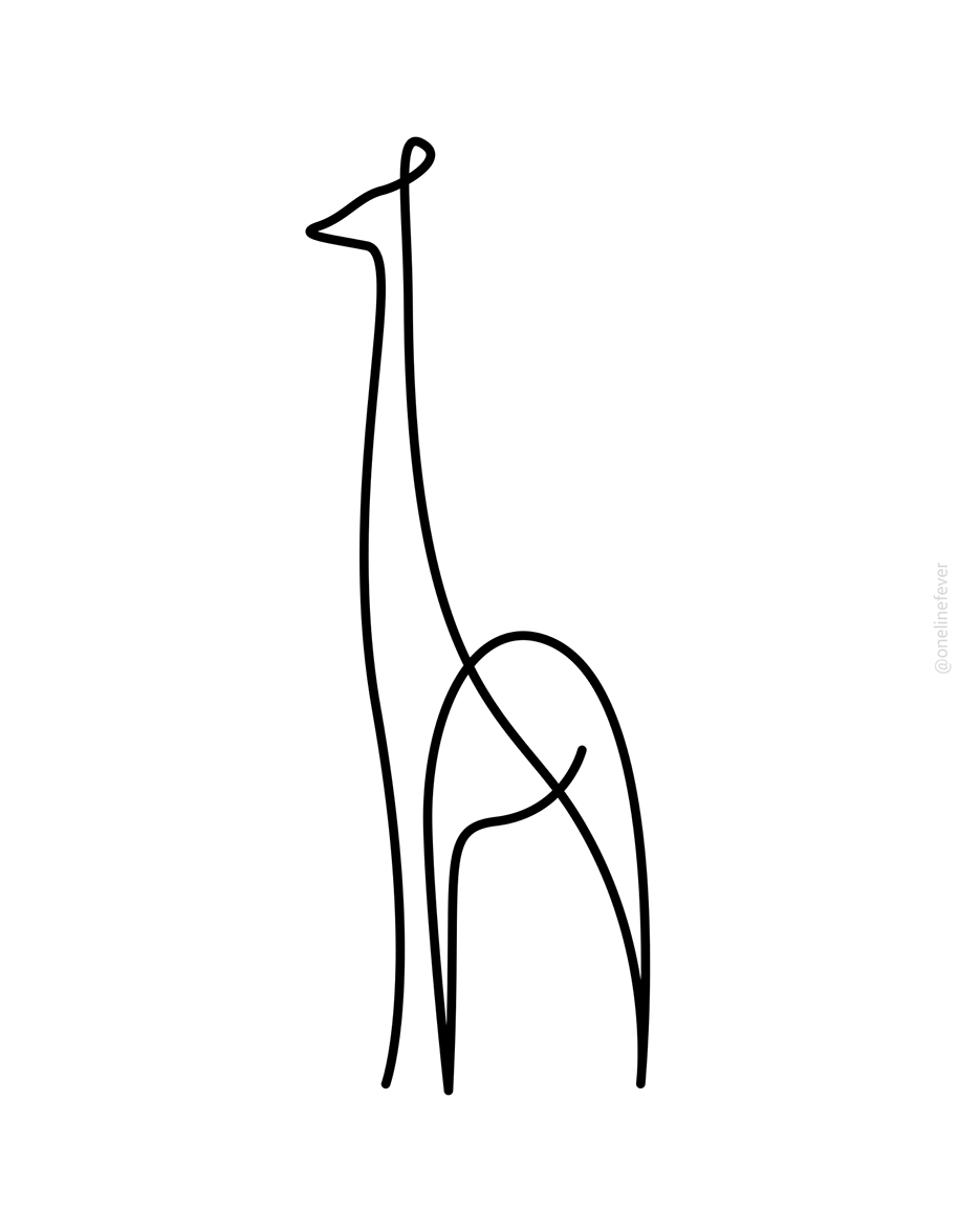Wallpaper #sZy14pIBZHQxiYarjMHJ178 One Line Animal Drawings by Loooop Keekee360 Design