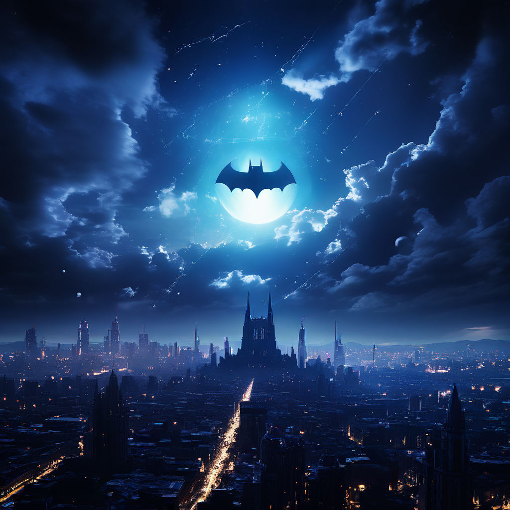 Wallpaper #gWj1E5MBSpphPi3-QwKs7 Batman Signal in the Sky Over Destinys Last City by Christian