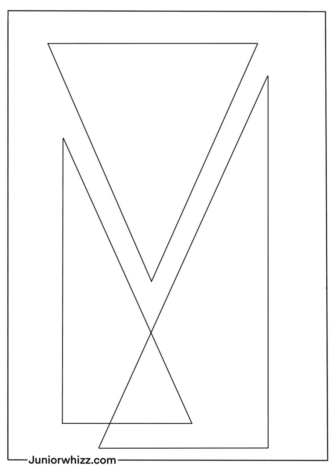 Wallpaper #hmdvBZMBSpphPi3-jLzE236 Triangle Coloring Pages and Book for Kids Printable Pdfs