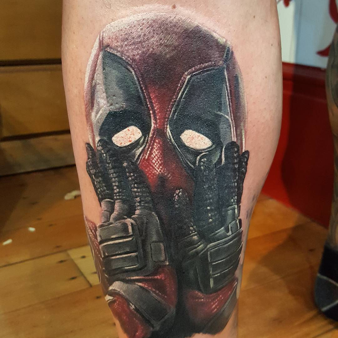 Wallpaper #9130c Marvel Tattoo Photo by Gus H Tattoo on Instagram Deadpool