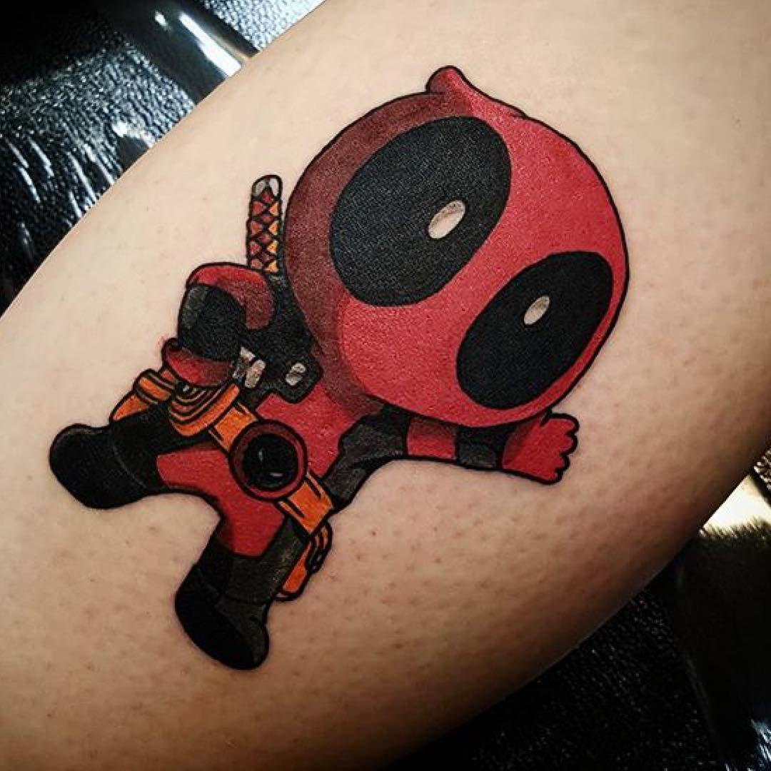 Wallpaper #9130c Marvel Tattoo Photo by Gus H Tattoo on Instagram Deadpool