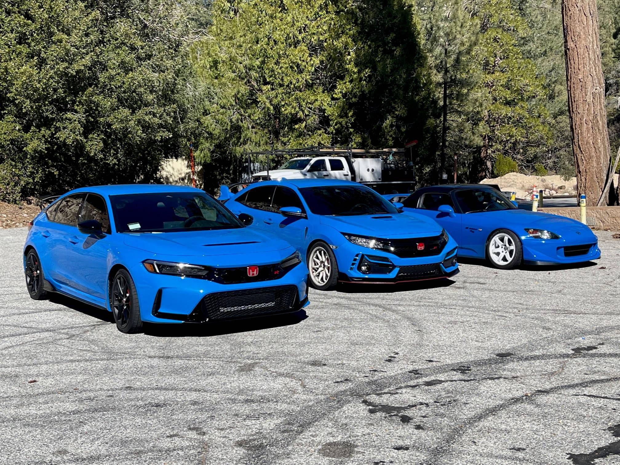 Wallpaper #NTs_cZcBSWmA-tzpVpD-79 3 Generations of Honda Performance in Blue Take Your Pick Fl5 Fk8
