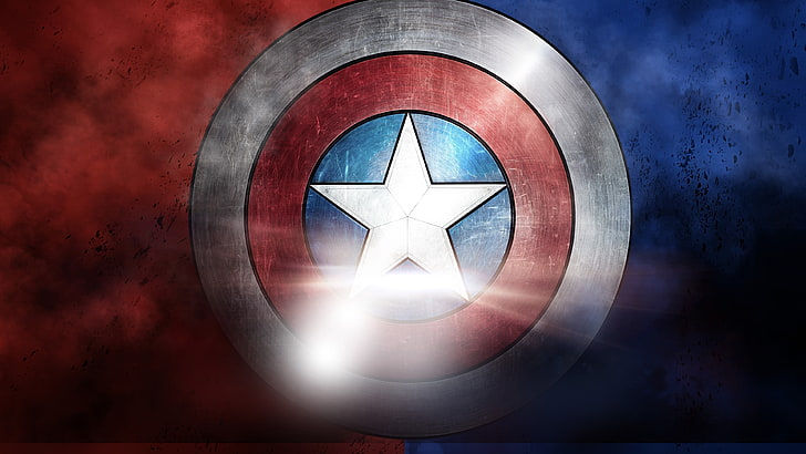 Wallpaper #57jf25IBJvJKYCmE1fhf163 HD Wallpaper Captain America 4K Background Geometric Shape Circle