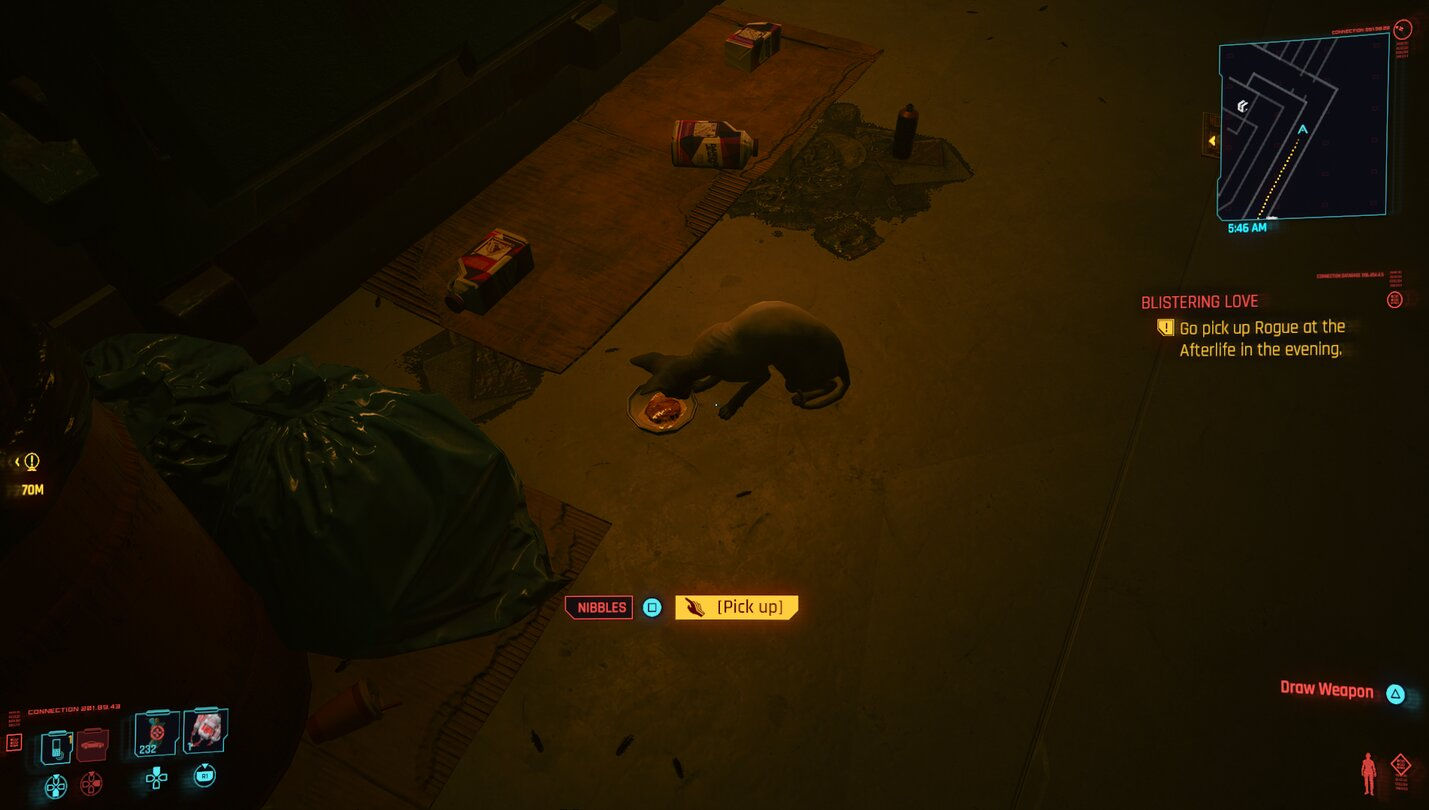 Wallpaper #2W0WaJcBycdYOYFTPW9J29 Cyberpunk 2077 So Adoptiert Ihr Katze Nibbles Fur vs Apartment