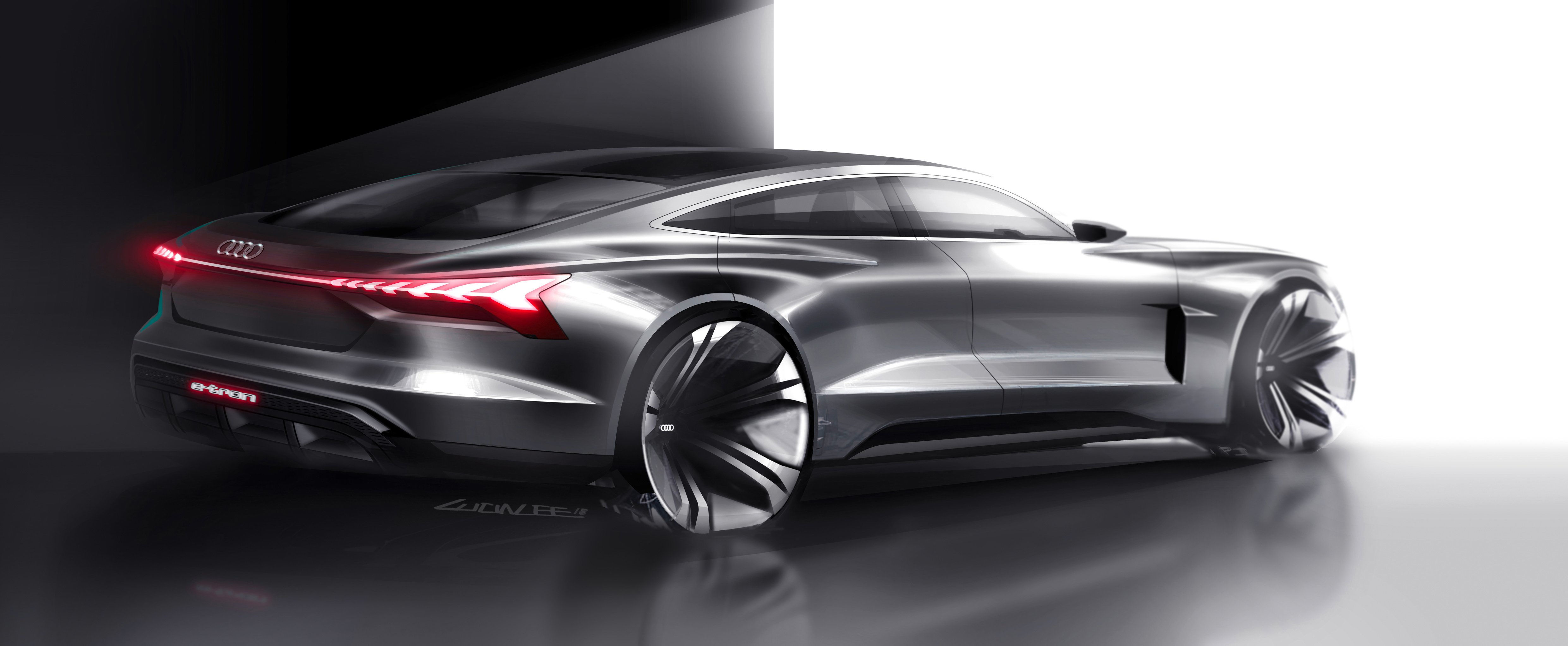 Wallpaper #O3NzhY4BFI5NbQksMx4w47 Audi E-Tron GT Concept