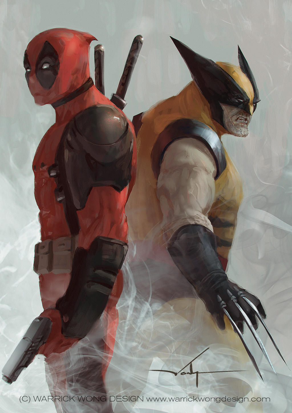 Wallpaper #pmjDFpMBSpphPi3-rQx9272 Deadpool vs Wolverine by Walek05 on Deviantart