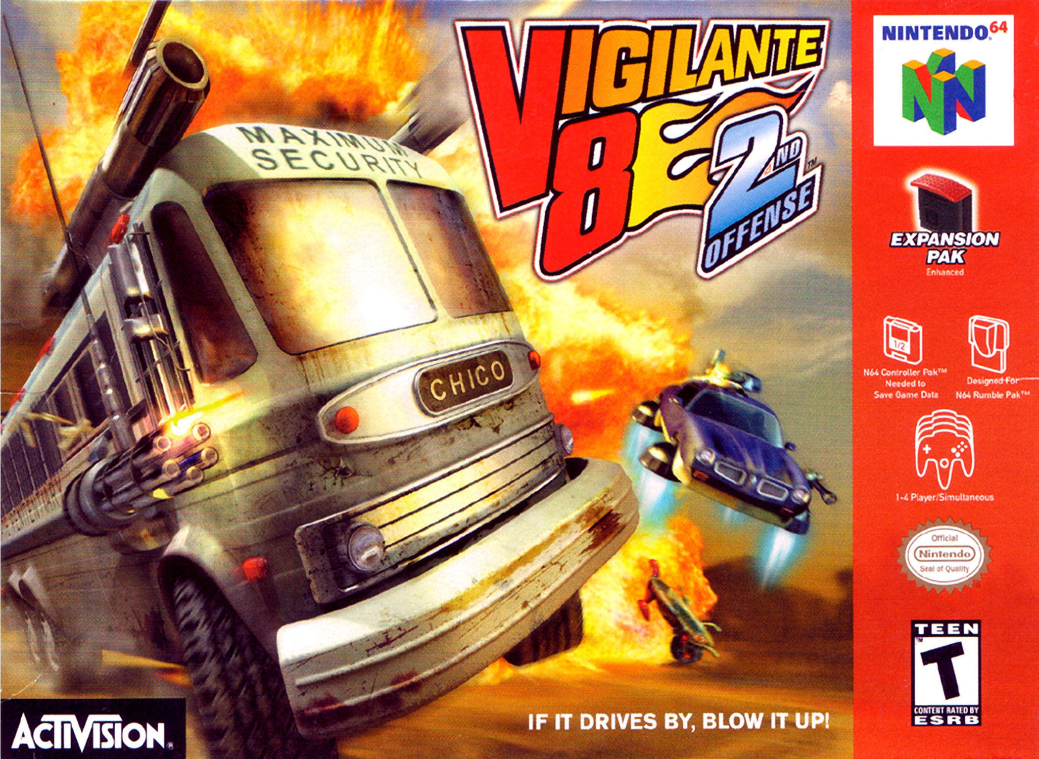 Wallpaper #09860 Vigilante 8 2nd Offense Playstation Computer and Video Games Amazonca