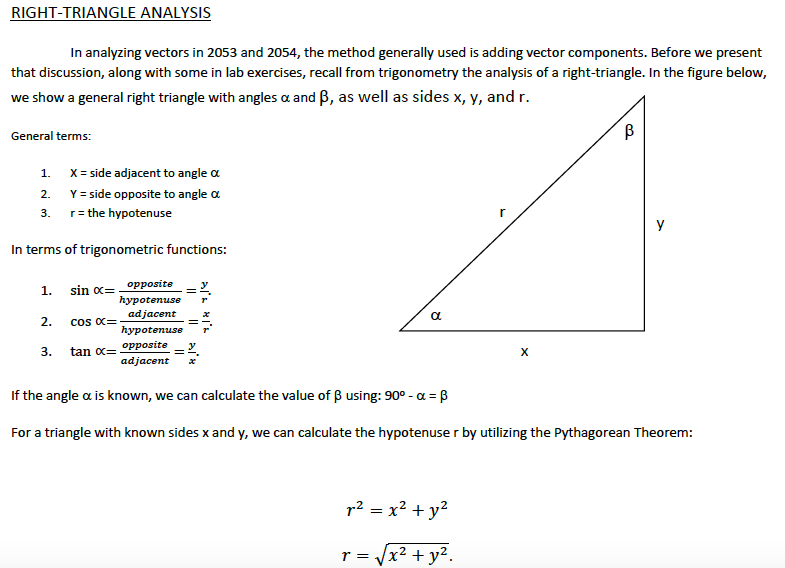 Wallpaper #NWfA5ZIBSpphPi3-3TGk149 Solved Right Triangle Analysis in Analyzing Vectors in 2053 Cheggcom