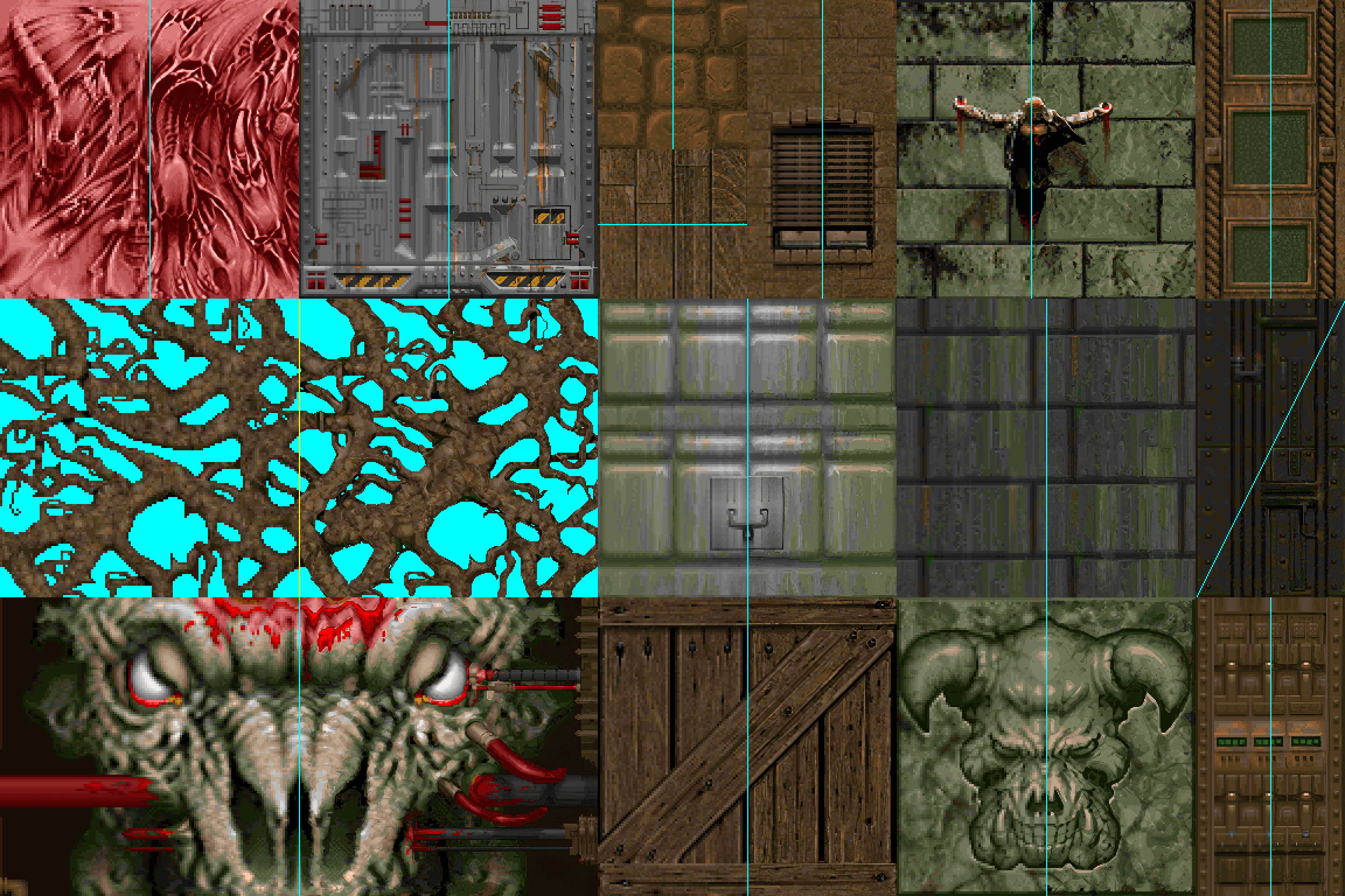 Wallpaper #6FMrNZMBYjRkjcHs2Ogk80 This HD Texture Pack for Doom Upscales the Textures via AI Neural