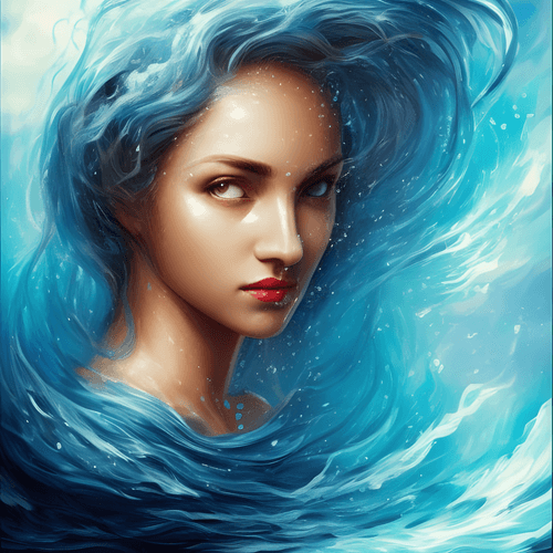 Wallpaper #0Gd8C5MBSpphPi3-8dlm183 Goddess of Water Elemental Wisdom Opensea