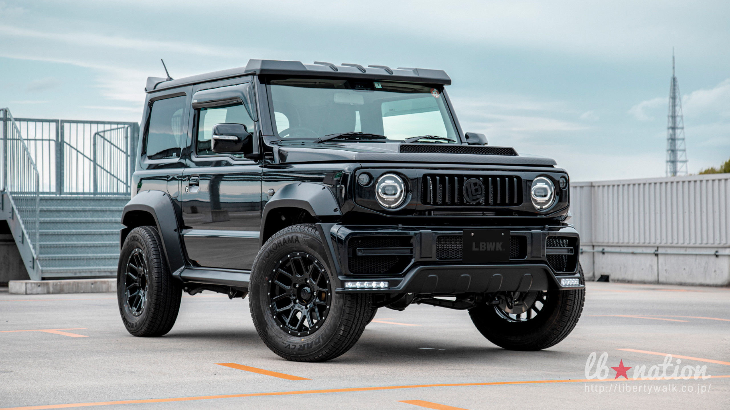 Wallpaper #MWcS55IBSpphPi3-zDYL142 Suzuki Jimny by Liberty Walk Para Quem O Orcamento Nao Permite